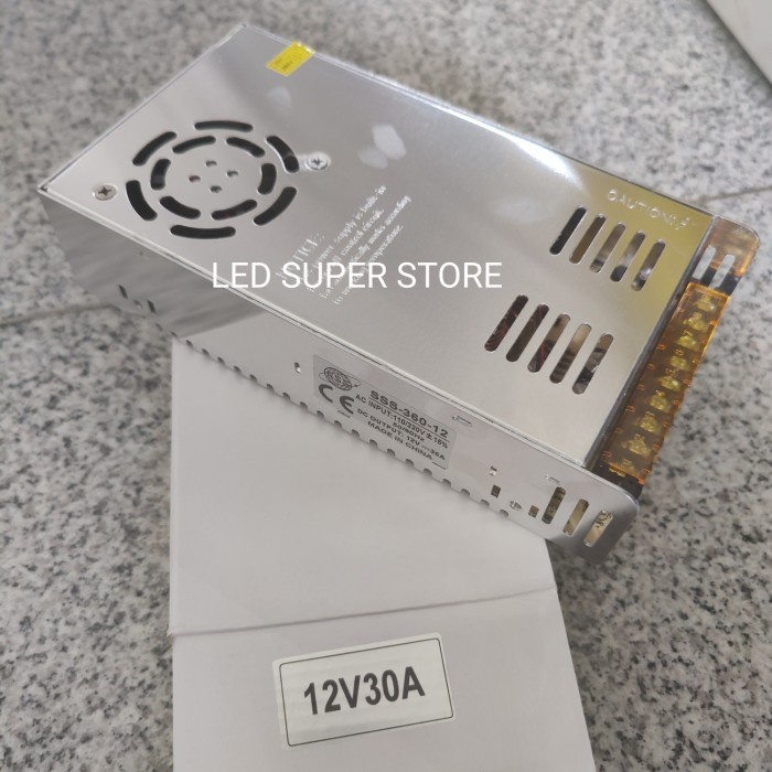 Power Supply 12v 30A adaptor 12 volt 30 ampere