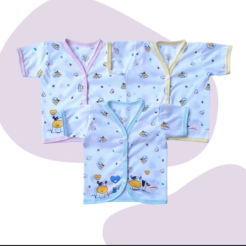 Setalan piyama bayi new born/Baju tidur atasan dan celana pendek anak kualitas SNI merk Mega baby/Perlengkapan &amp; persiapan melahirkan