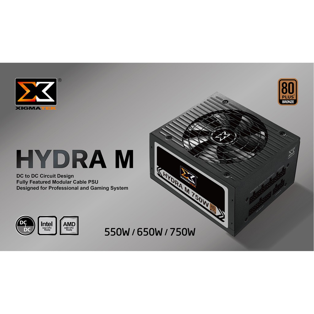 Power supply Xigmatek 650w 80+ bronze full modular Hydra M - PSU 80 plus bronze 650 watt