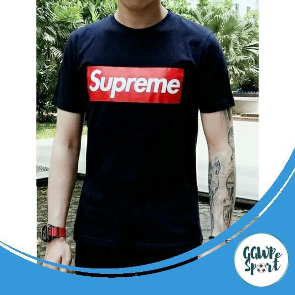 Kaos Distro Premium Supreme Baju Distro Lengan Pendek Kekinian Katun Combed 30S Kualitas Terbaik