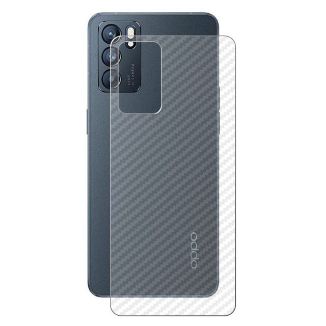 SKIN CARBON OPPO RENO 6 4G DAN RENO 6 5G GARSKIN CARBON BACK STIKER ANTI GORES BELAKANG HP