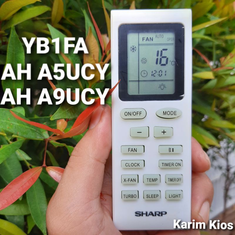 Remote Remot Ac Sharp YB1FA AHA5UCY Grade Original