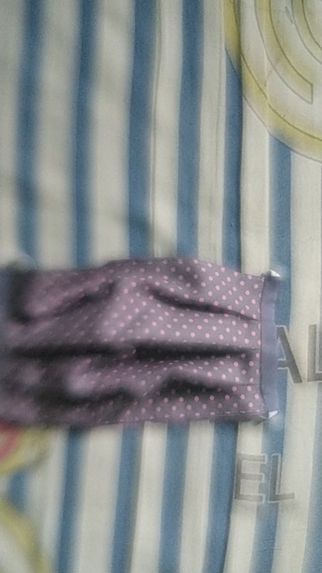 Set Pengait Dan Masker Kain Bahan Katun Jepang