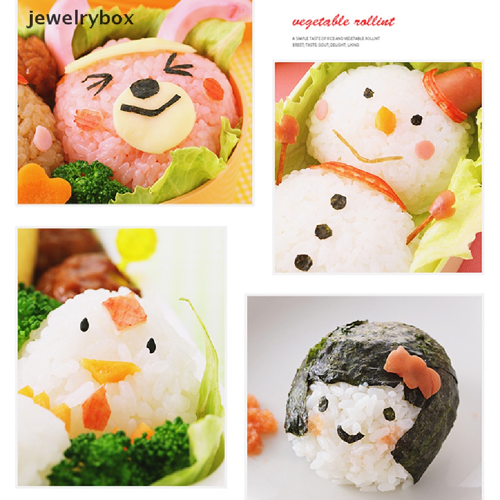 (jewelrybox) Cetakan Nasi / Sushi / Bento DIY Untuk Anak