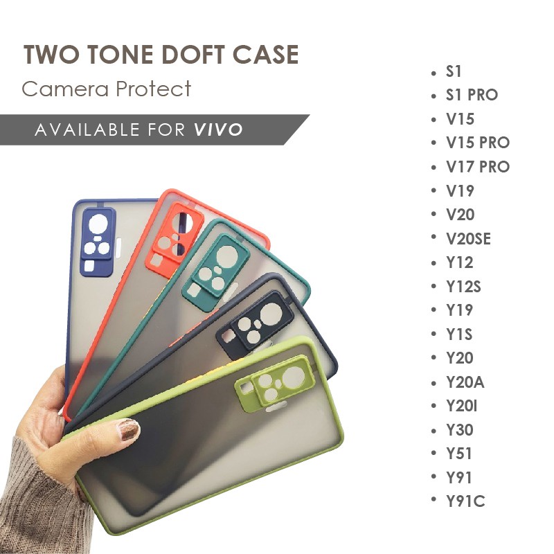 Case HP Dove Tone Casing HP Softcase Handphone VIVO V21 4G SoftCase Matte Premium