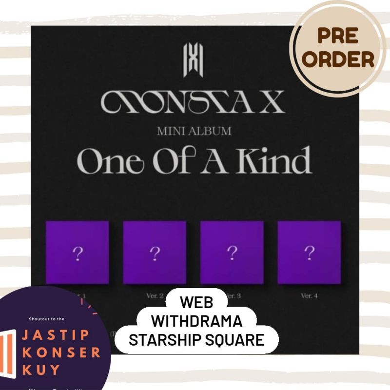 [PELUNASAN] Album Monsta X - One of a Kind (WEB , SSQ , Withdrama)