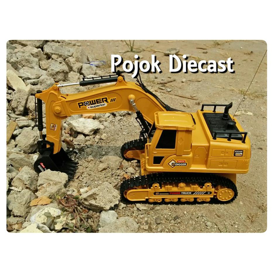 Mobil RC Excavator Besar Mainan RC Remote Control