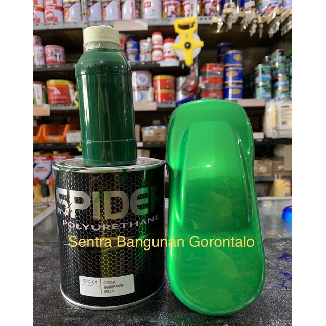 Cat spider candytone green spc 04 jenis PU