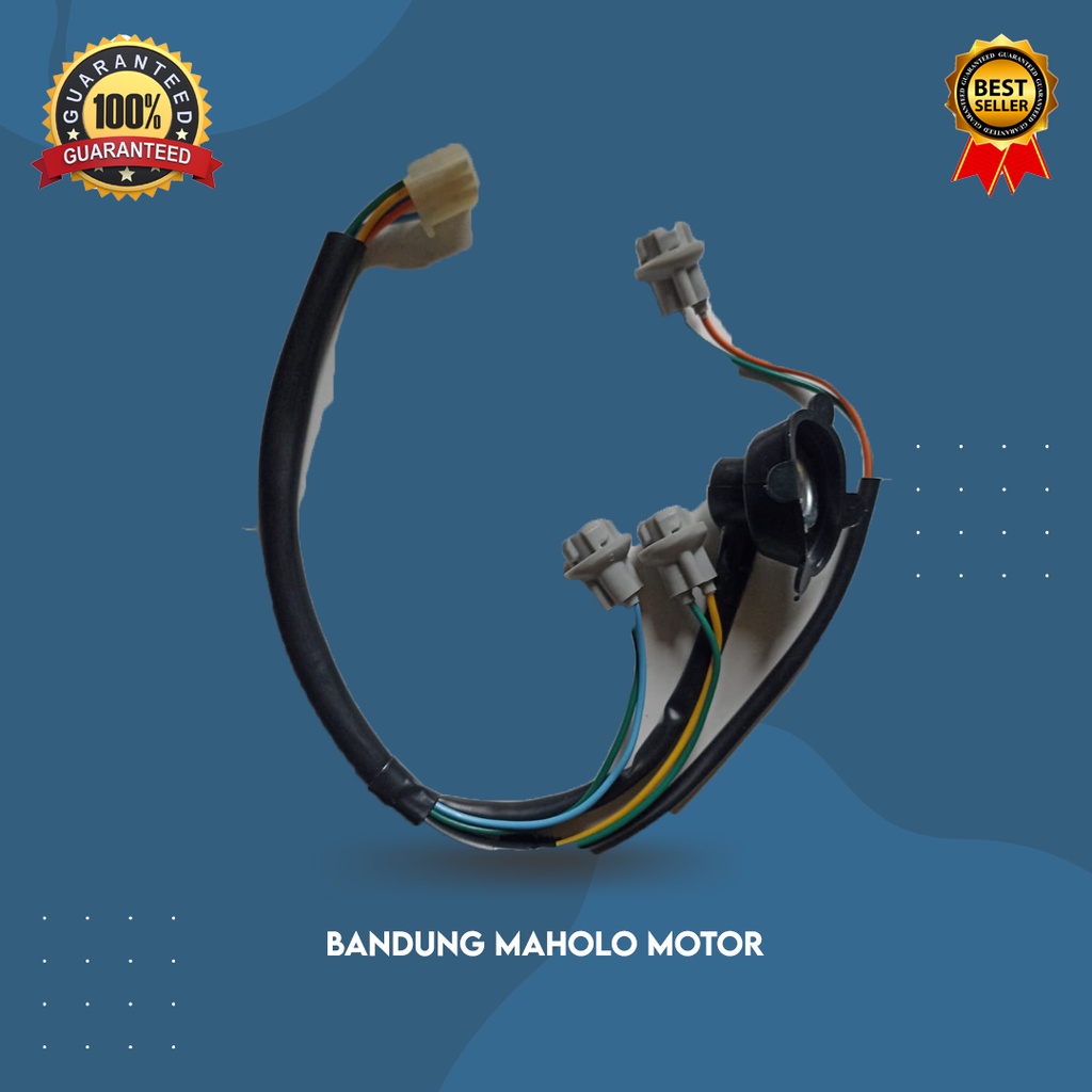 Fiting lampu depan set beat Fi