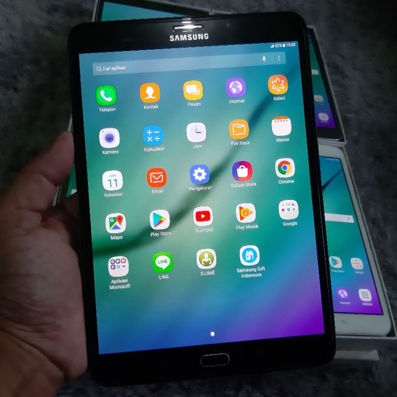 Samsung Tab S2 T719y 8inch 3/32gb warna hitam second berkualitas