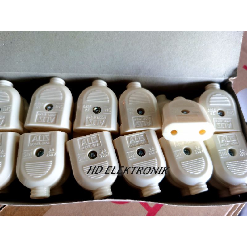 Steker CONTRA Aliz Gepeng / Sambungan Steker gepeng