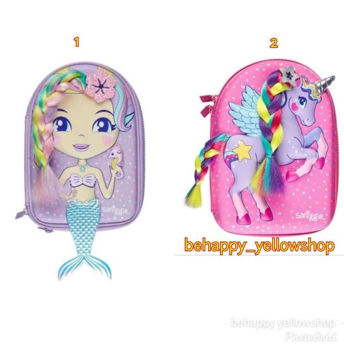 

SMIGGLE DOLLY WISHES UNICORN DAN MERMAID PENCIL CASE