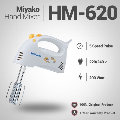 Miyako Hand Mixer HM 620 Free Bubble