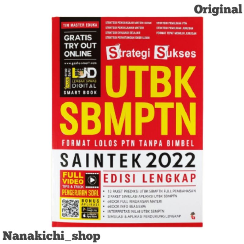 Jual Buku Strategi Sukses Utbk Sbmptn Format Lolos Ptn Tanpa Bimbel