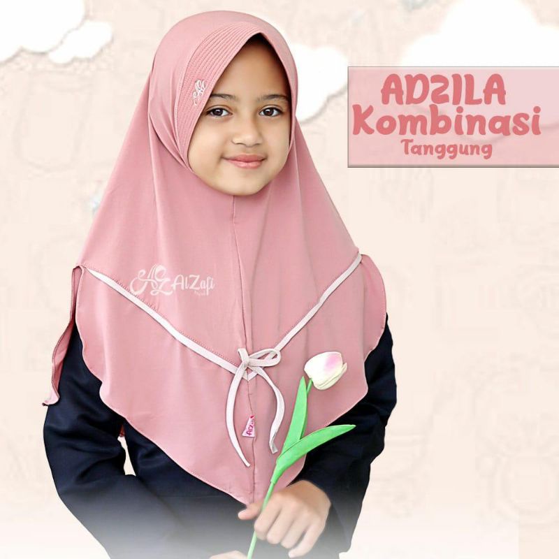 AdzilaTG al zafi, kerudung anak, hijab anak, kerudung al zafi, hijab al zafi