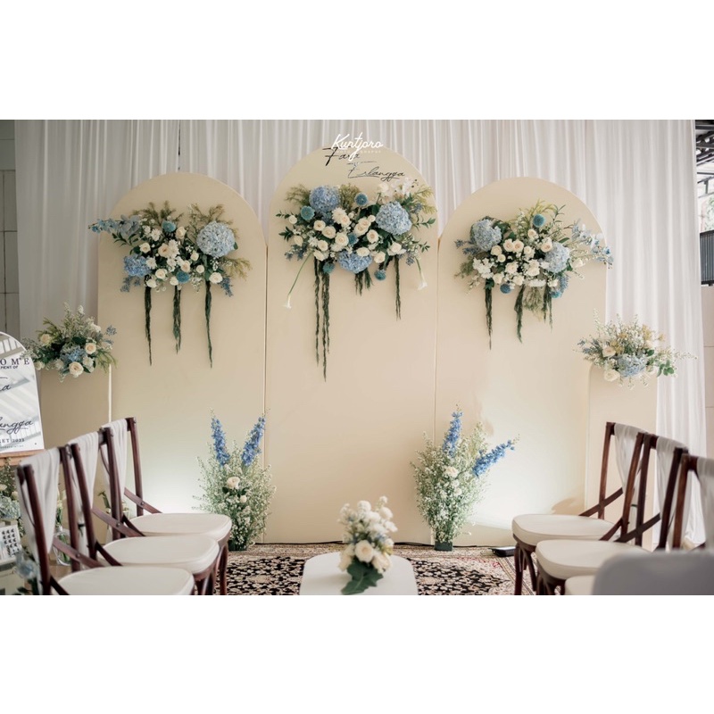 Backdrop Engagement decoration