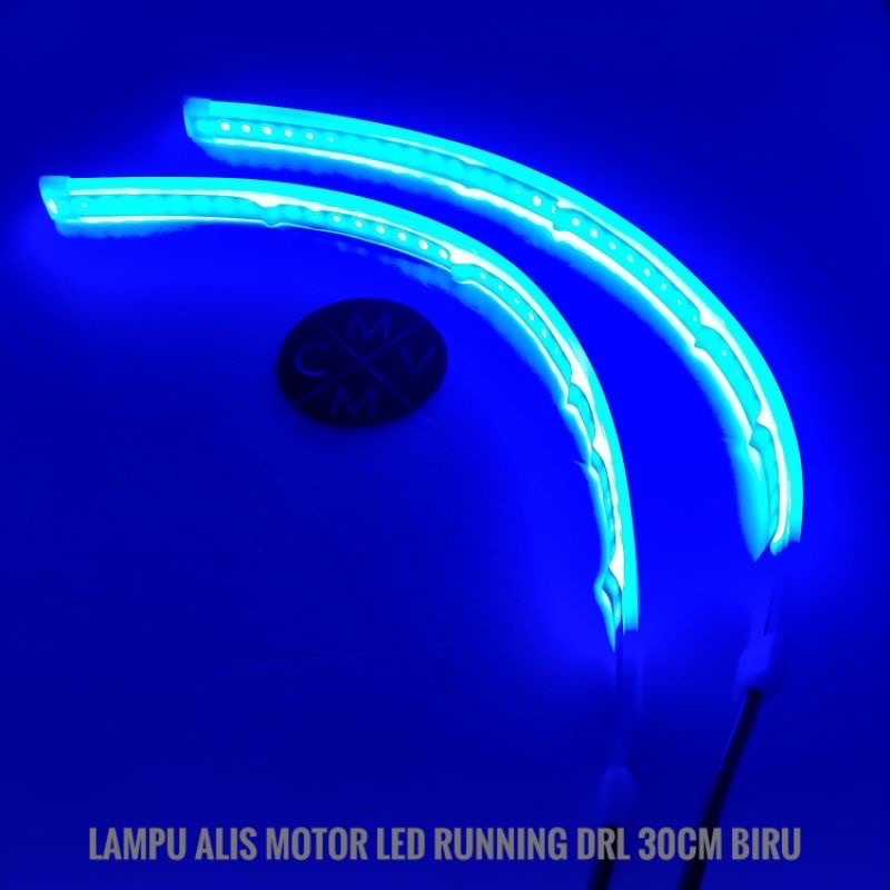 LAMPU ALIS SLIM FLEXYBLE 2 WARNA SEN RUNNING KUNING DAN SENJA BIRU UNGU MERAH PUTIH WELCOME UKURAN 30CM 60CM WATERPROOF