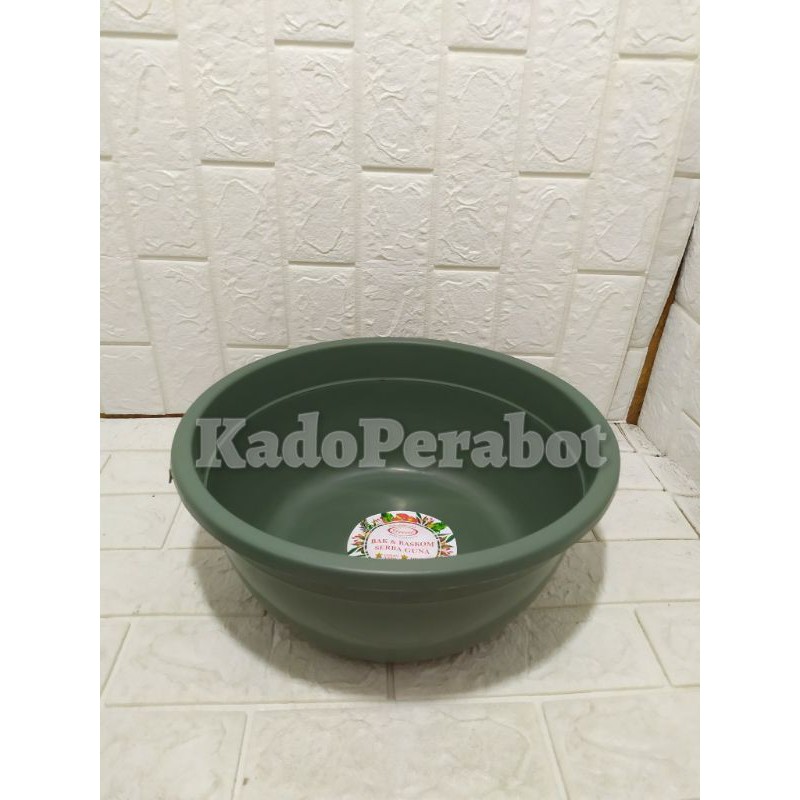 baskom abu 34cm no 16 - ember cuci - wadah cuci - baskom bilas cucian