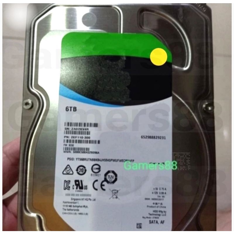 HDD 6TB Hardisk 6TB Harddisk Internal Cctv Pc 3.5&quot; Sata