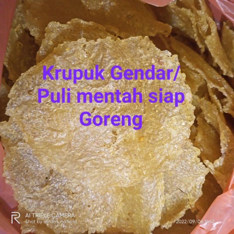 

Kerupuk Gendar Mentah / puli / karak siap goreng 250 - 500 gram