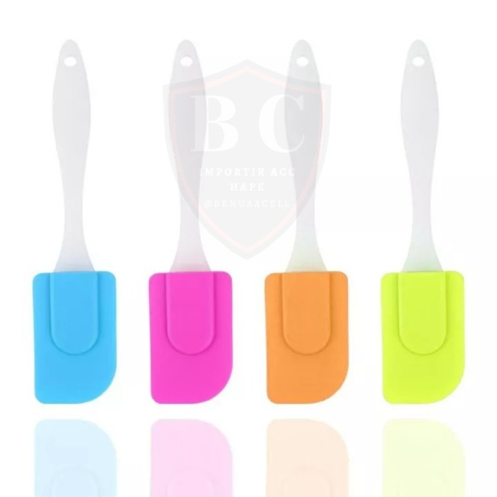 PROMO PENGADUK ADONAN KUE/ SPATULA SILICONE ANTI LENGKET FC PROMO