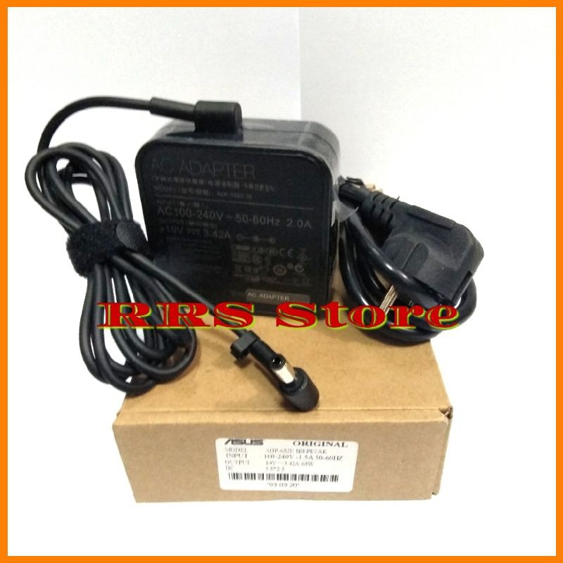 adaptor cascasn Asus Adaptor Charger Laptop ASUS 19V 3.42A 5.5*2.5MM 65W