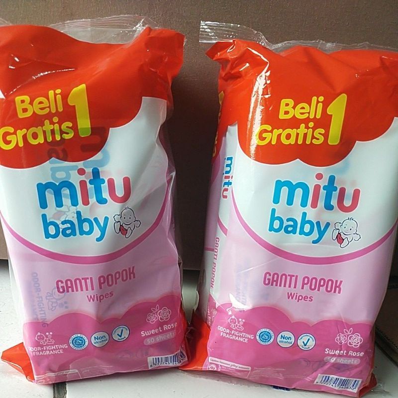 mitu baby tissue basah buy 1 get 1