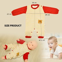 Jumpsuit Bayi Lengan Panjang [0-6 Bln] SNI BABY LEON Jumper Bayi Jumsuit kaos anak GY-140 GY-141