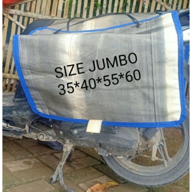 READY HITAM TAS KANDEK, TAS BRONJONG, TAS KURIR, TAS OBROK BAHAN TEBAL HITAM ANTI AIR