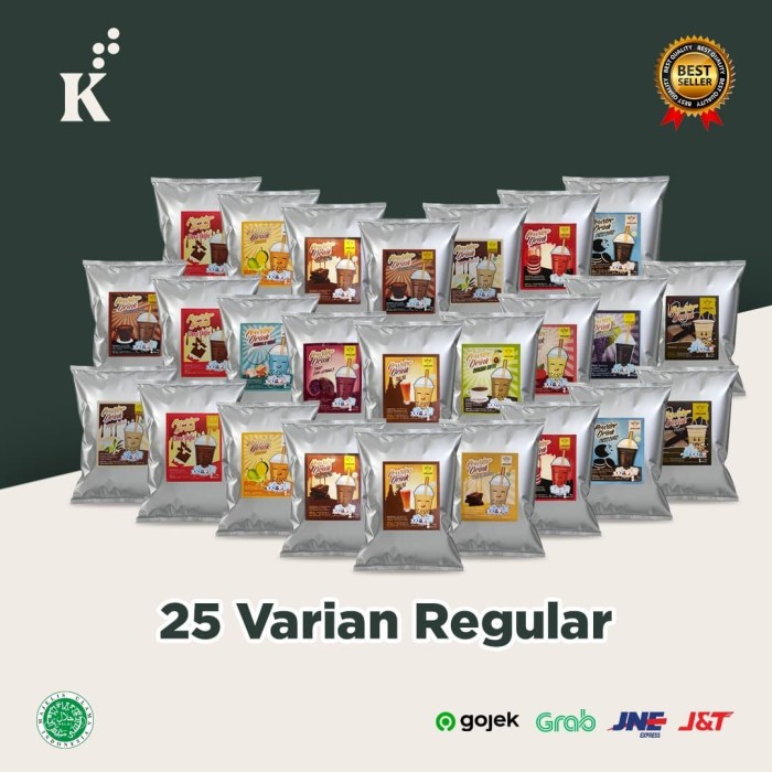 

25 Varian Bubuk Reguler (Khusus GOJEK Instant Courier)