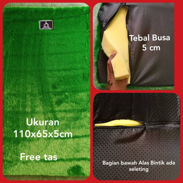 Sajadah Rasfur Busa Tebal 5 cm