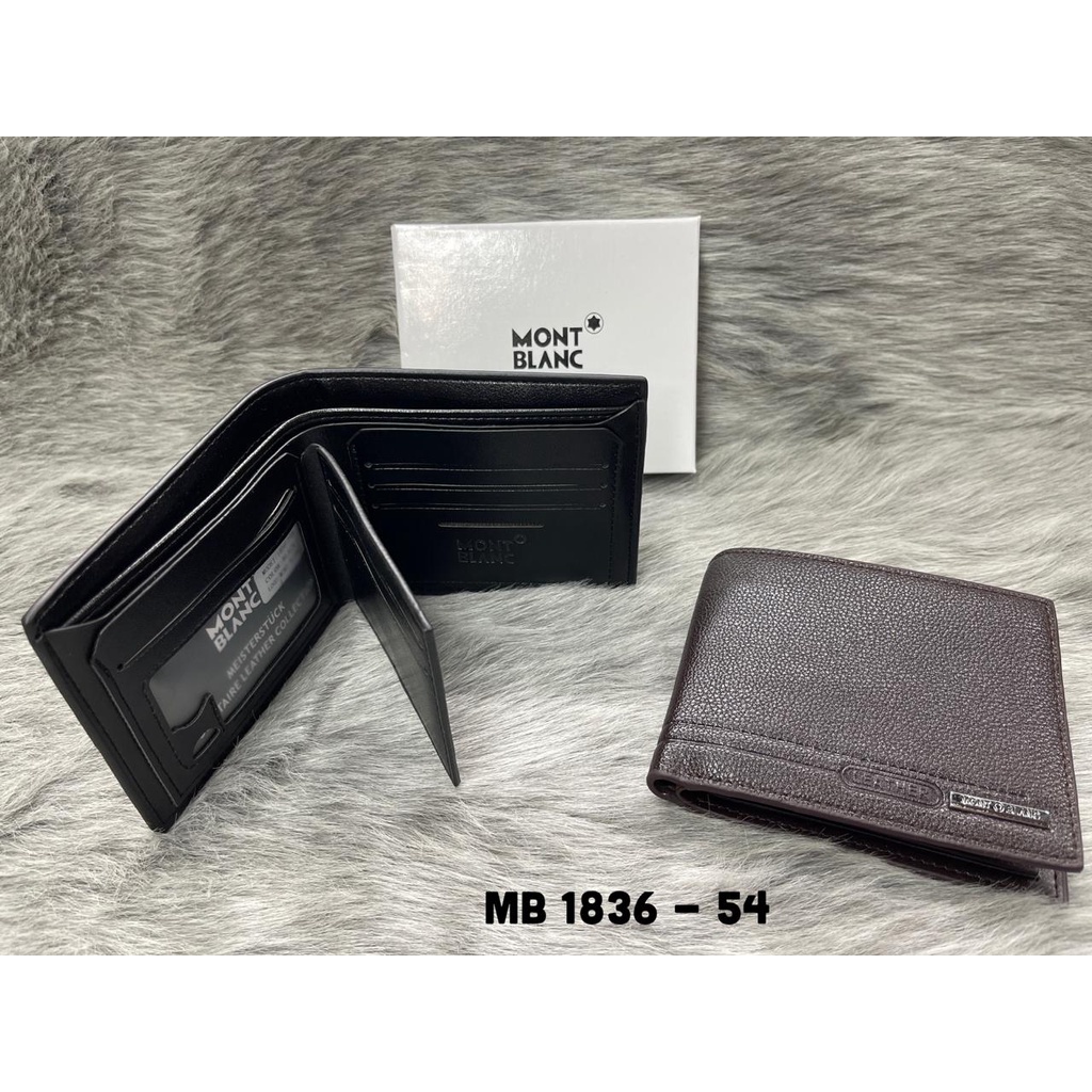 DOMPET LAKI LAKI MODEL TERBARU BAHAN KULIT IMPORT PREMIUM MURAH / MB 1836-54