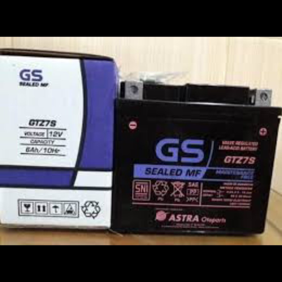 AKI / ACCU kering GS ASTRA GTZ7S | Honda CRF