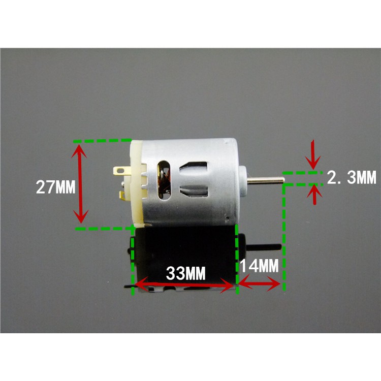 Dinamo Motor DC RS 365 DC 12V 15000rpm