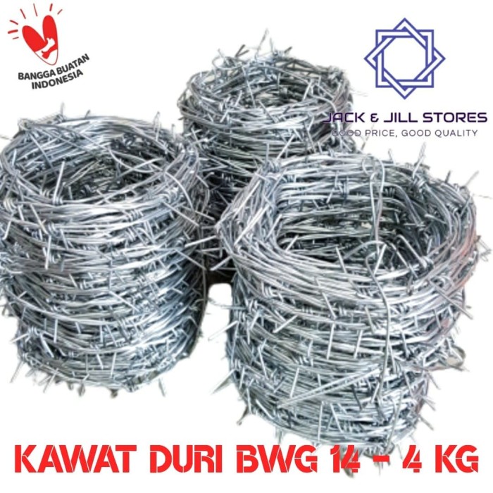 Kawat Duri Galvanis BWG 14