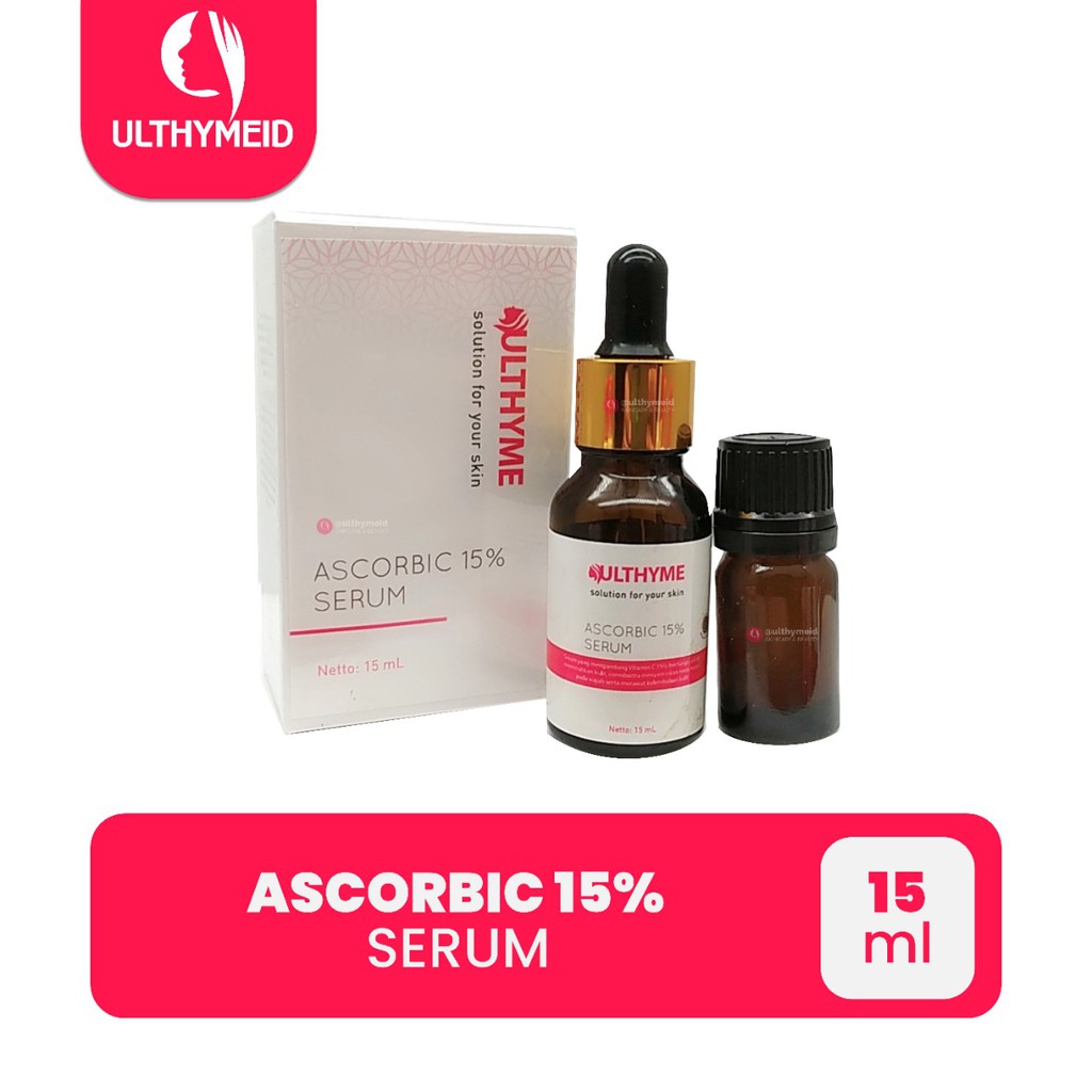 Ulhtyme ascorbic 15% / Serum Vit C 15% ulthyme skincare official