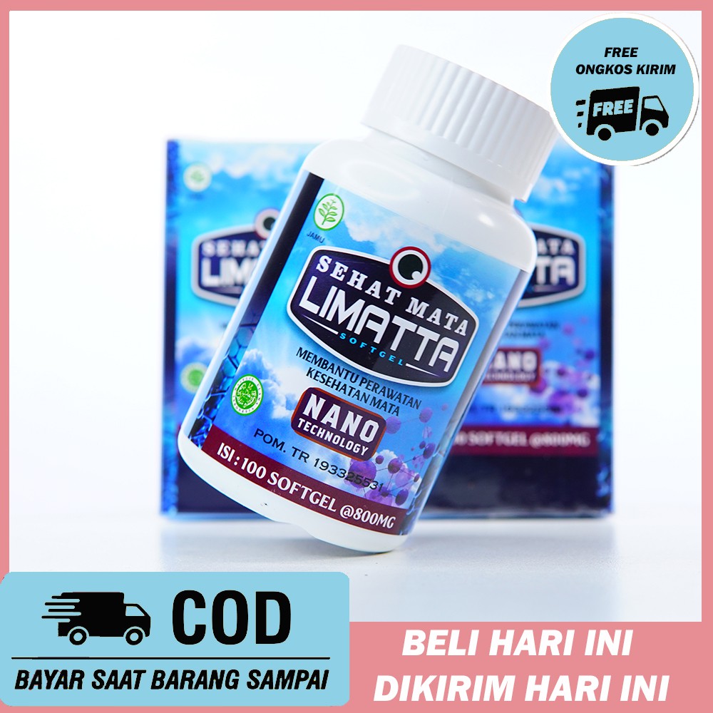 LIMATTA SEHAT MATA - Obat Mata Berlemak - Obat Herbal Spesialis Atasi Masalah Mata - 100% ORIGINAL