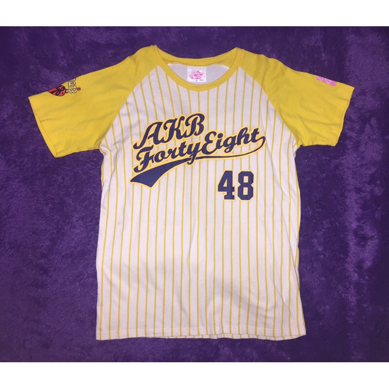 tshirt raglan AKB48 model baseball