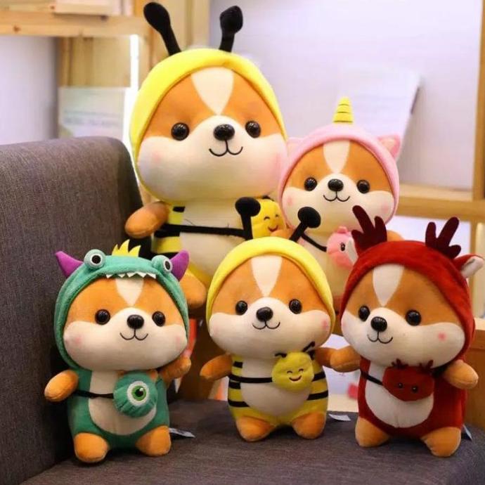 Boneka Tupai Lucu Mainan Boneka Tupai Imut 25Cm