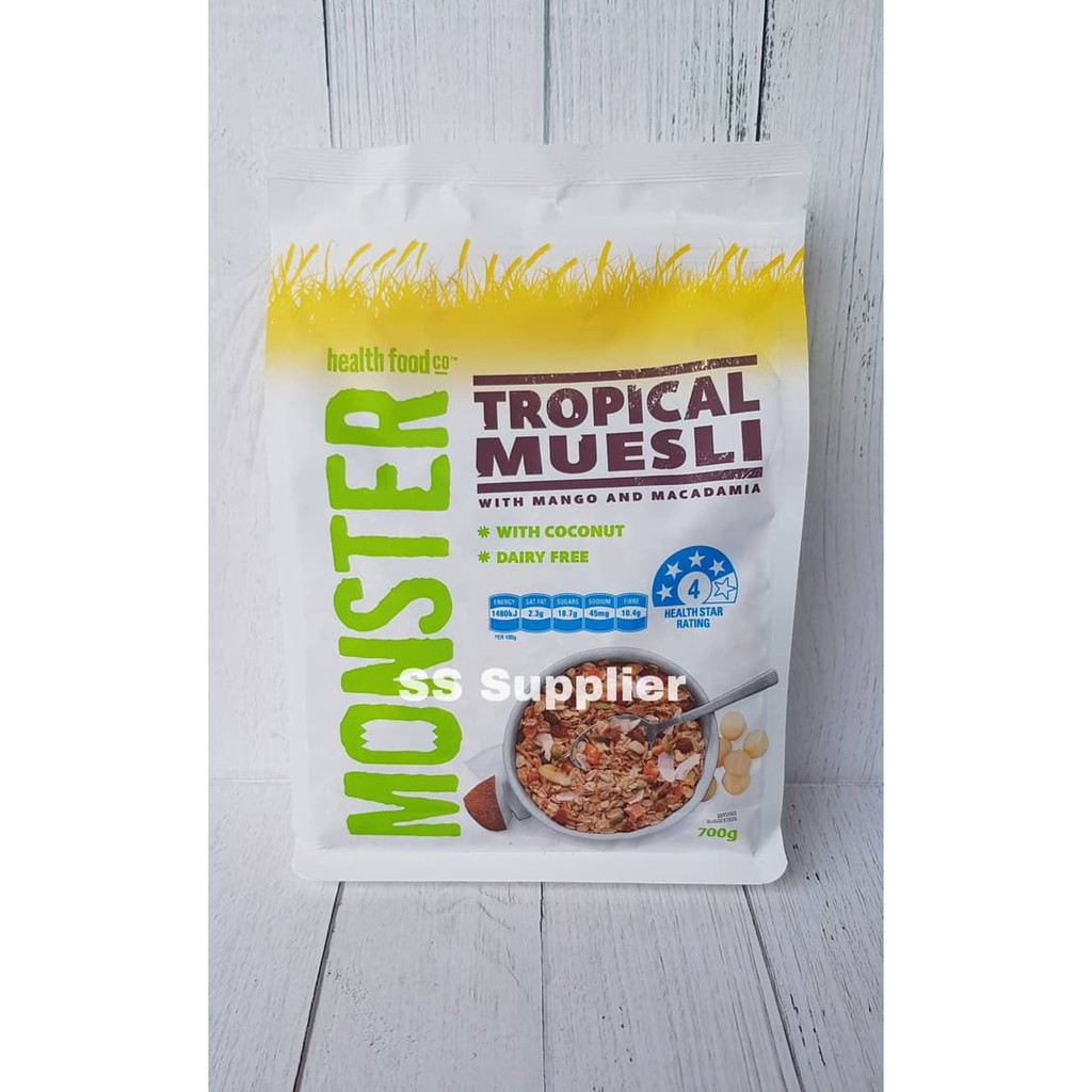 

TERLARIS Monster Tropical Muesli | Premium Muesli | Monster Muesli | Made in AU BEST SELLER