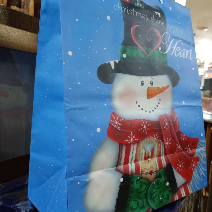 

✨ BISA COD ✨ paper bag polio natal isi 12 pcs terlaris dan termurah