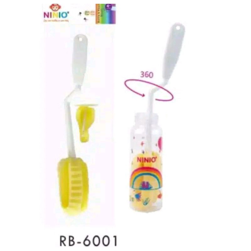 Ninio Sikat Botol sponge/ Sikat botol 2 in 1 Ninio