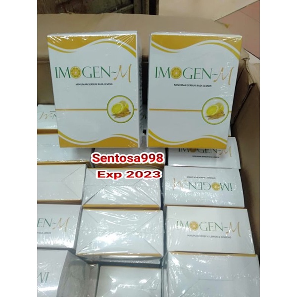 Imogen m minuman serbuk lemon & ginseng