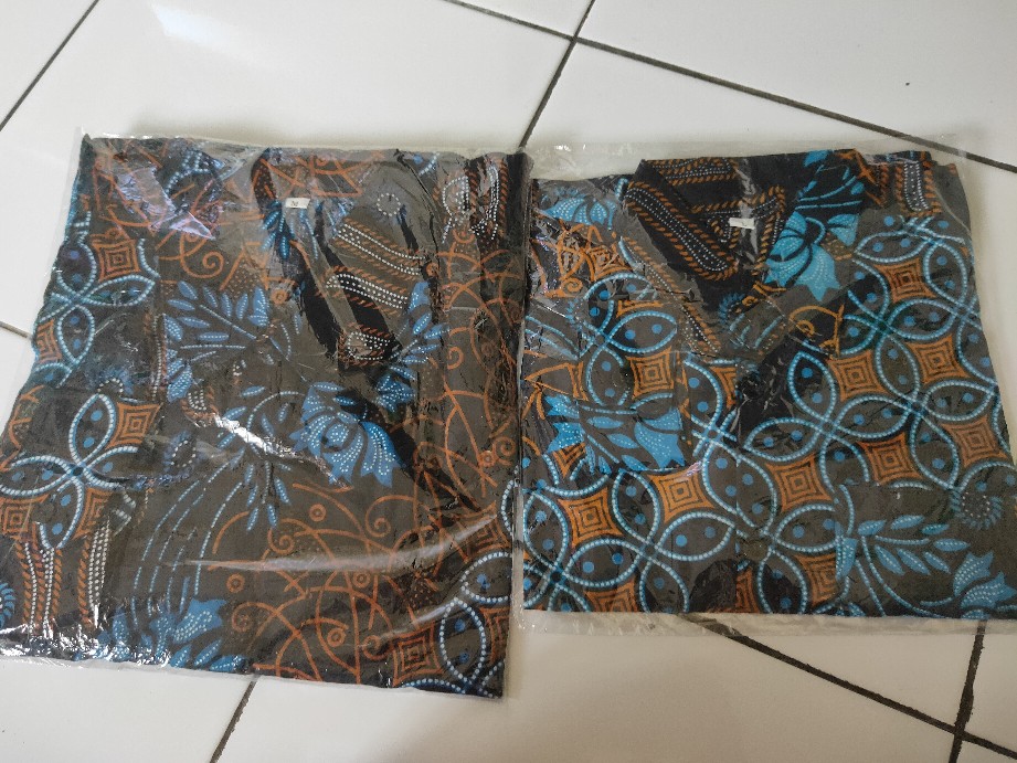 Batik Couple Keluarga Sania Ruffle Ori Ndoro Jowi Dnt Senobiru Shopee