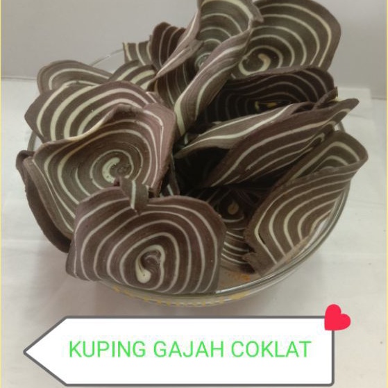 

kuping gajah coklat 250 gram