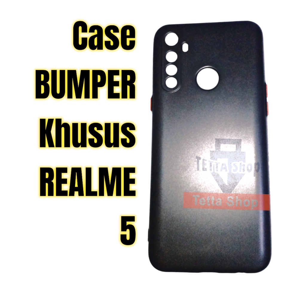 Case Realme 5 Silikon Bumper Candy Anti Slip Bahan Karet Tidak Mudah Retak I Warna Trend kekinian