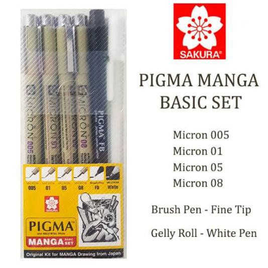 

Stok Baru! Pigma Micron Manga Basic Set Murah