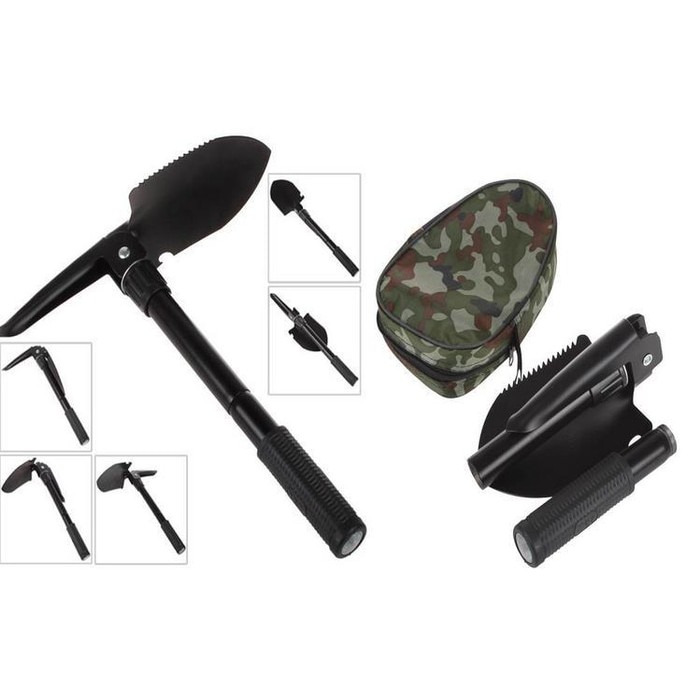 Multifunction Survival Shovel Alat Sekop Skop Cangkul Lipat Serbaguna berkualitas