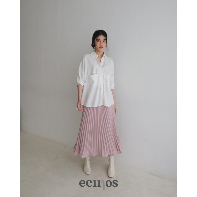Ecinos Lue Top in White (Preloved - Like New)