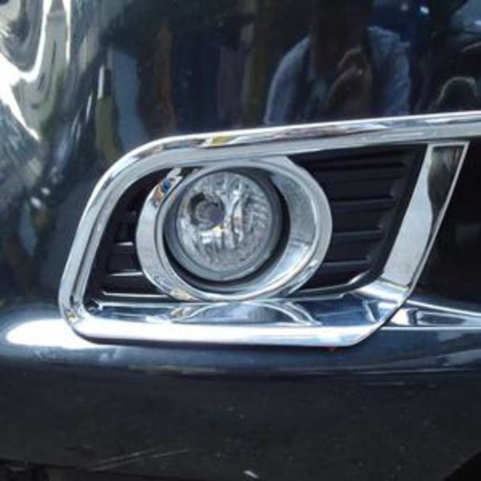 Ring Fog Lamp Rush/Terios Chrome Kombinasi Hitam | Gratis Pemasangan